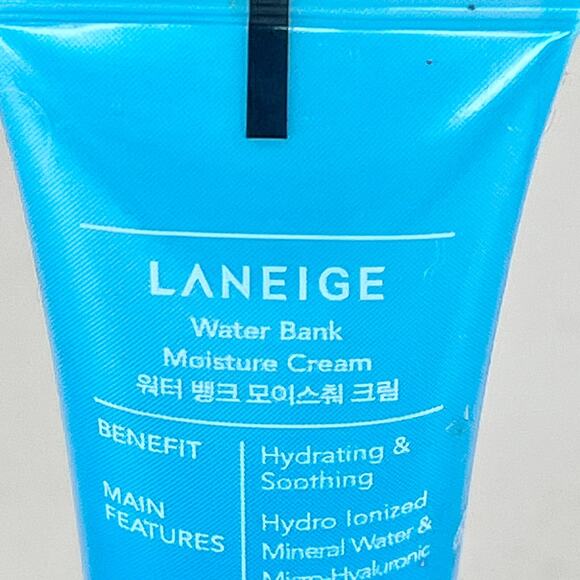 Laneige Water Bank Moisture Cream Hydration Korea Travel .2 fl oz 8ml New - Picture 5 of 6